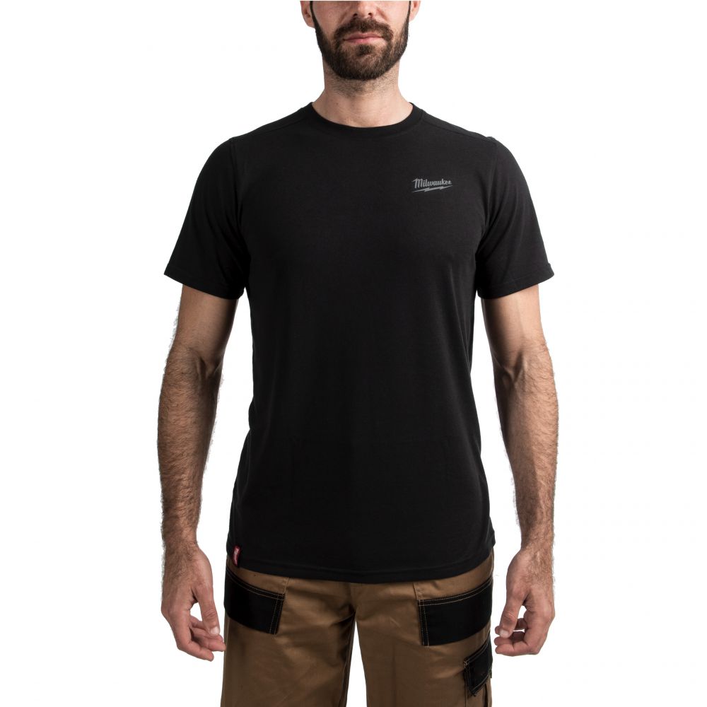 Hybrid-T-Shirt schwarz 